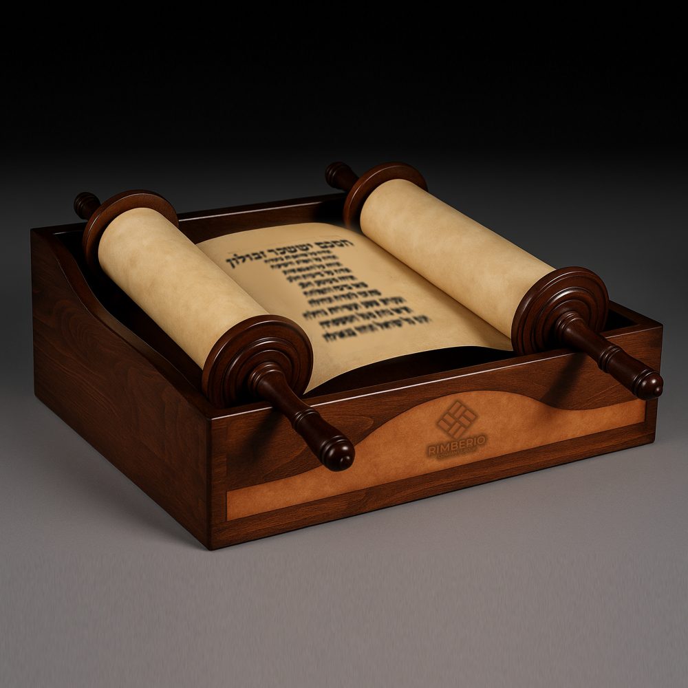 קלף במעמד עץ1