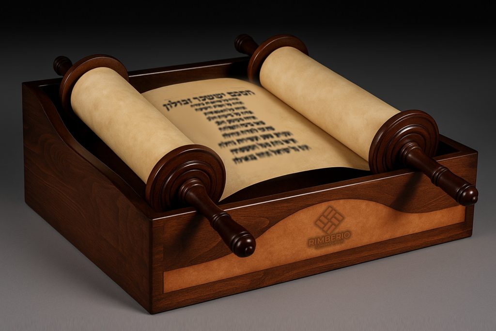 קלף במעמד עץ1