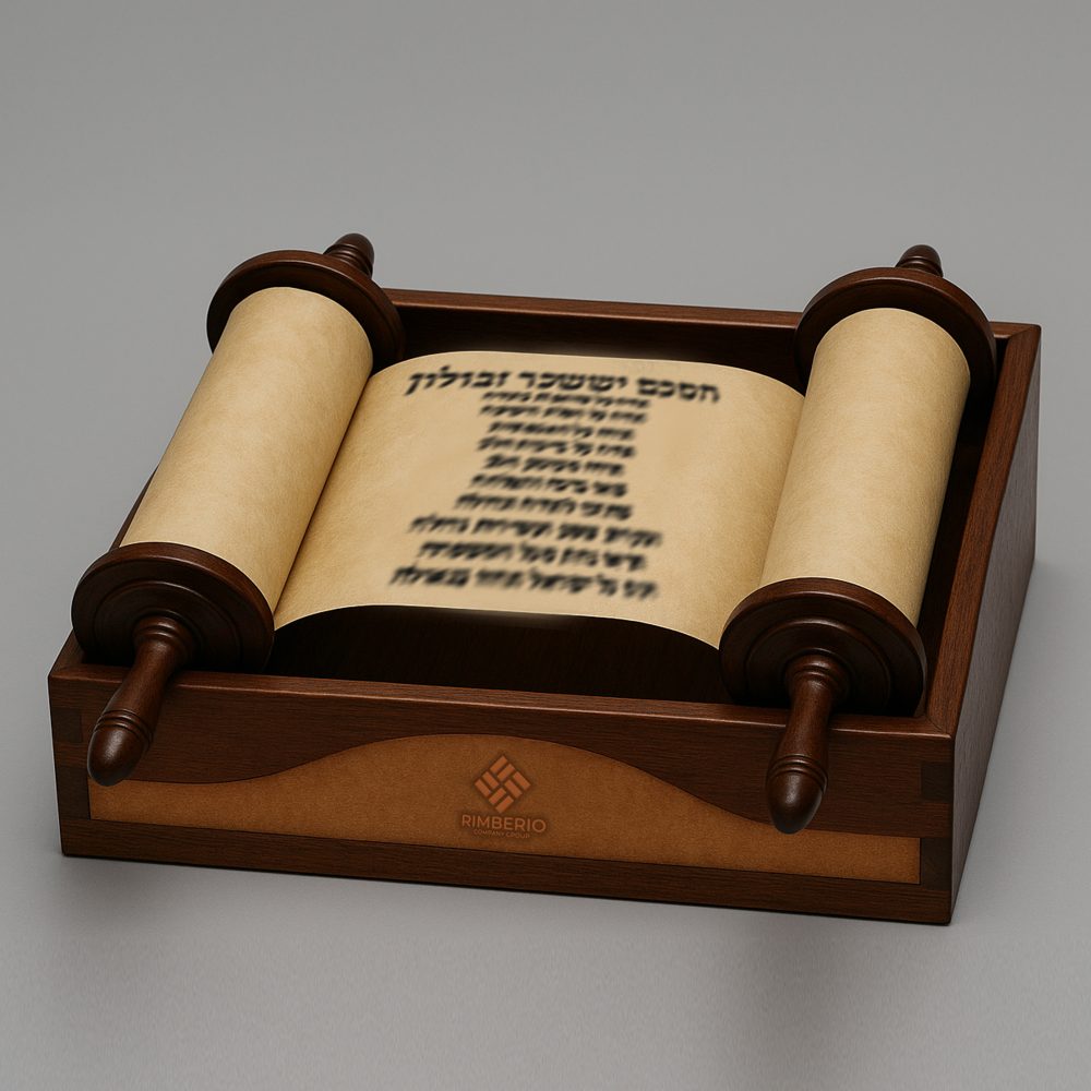 קלף במעמד עץ2