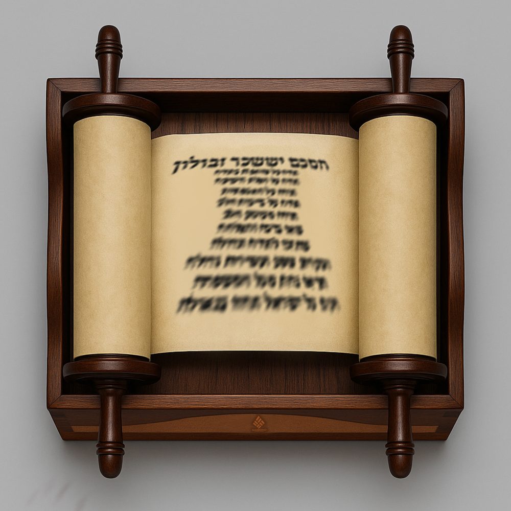 קלף במעמד עץ4
